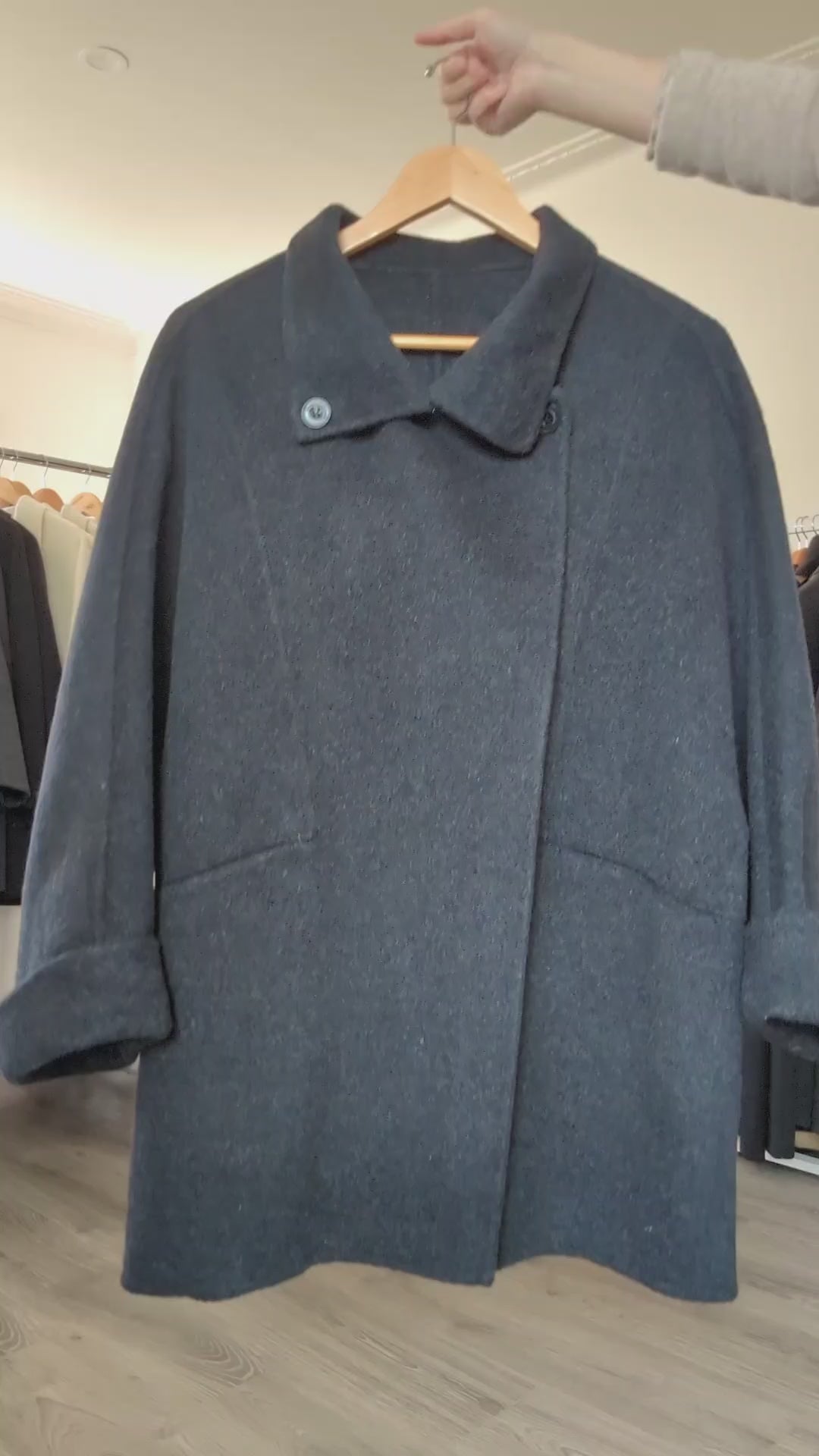 002 Cashmere blend Charcoal