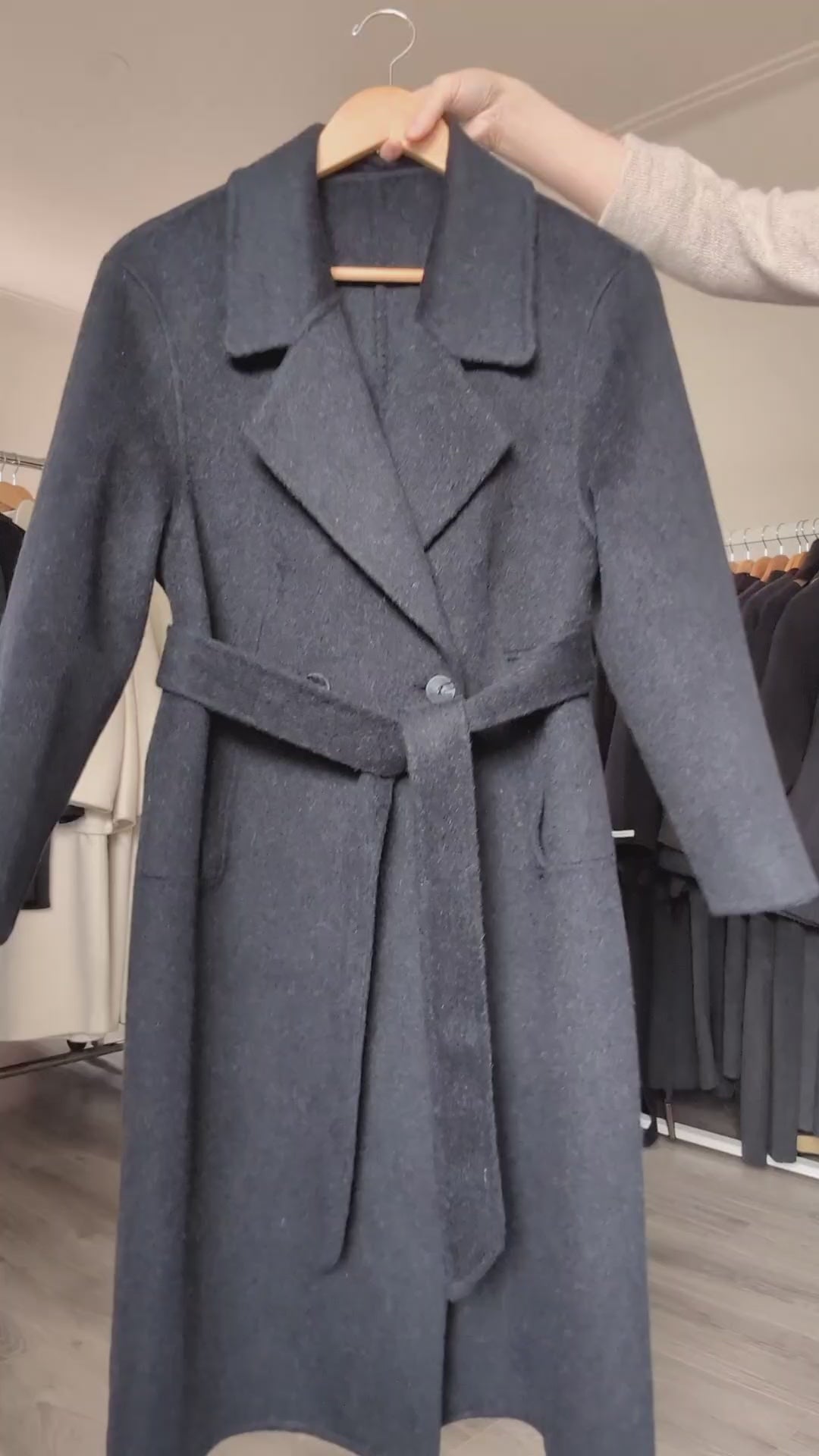 005 Cashmere blend Charcoal