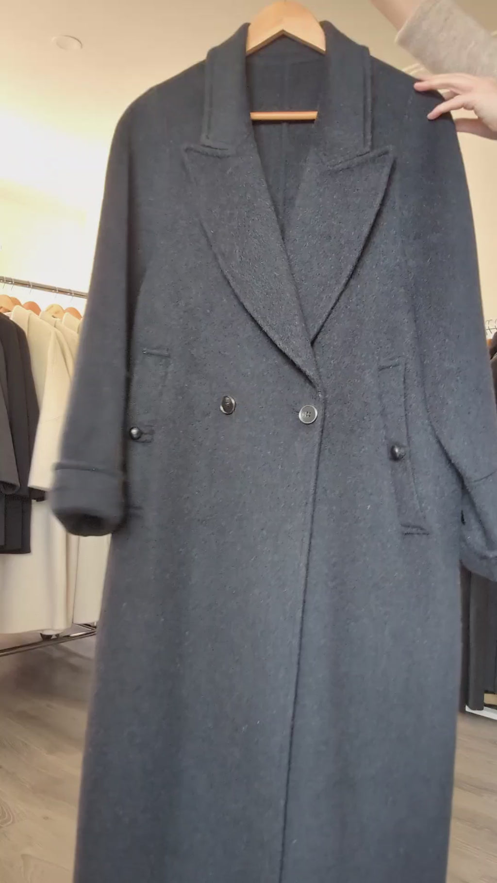 006 Cashmere blend Charcoal