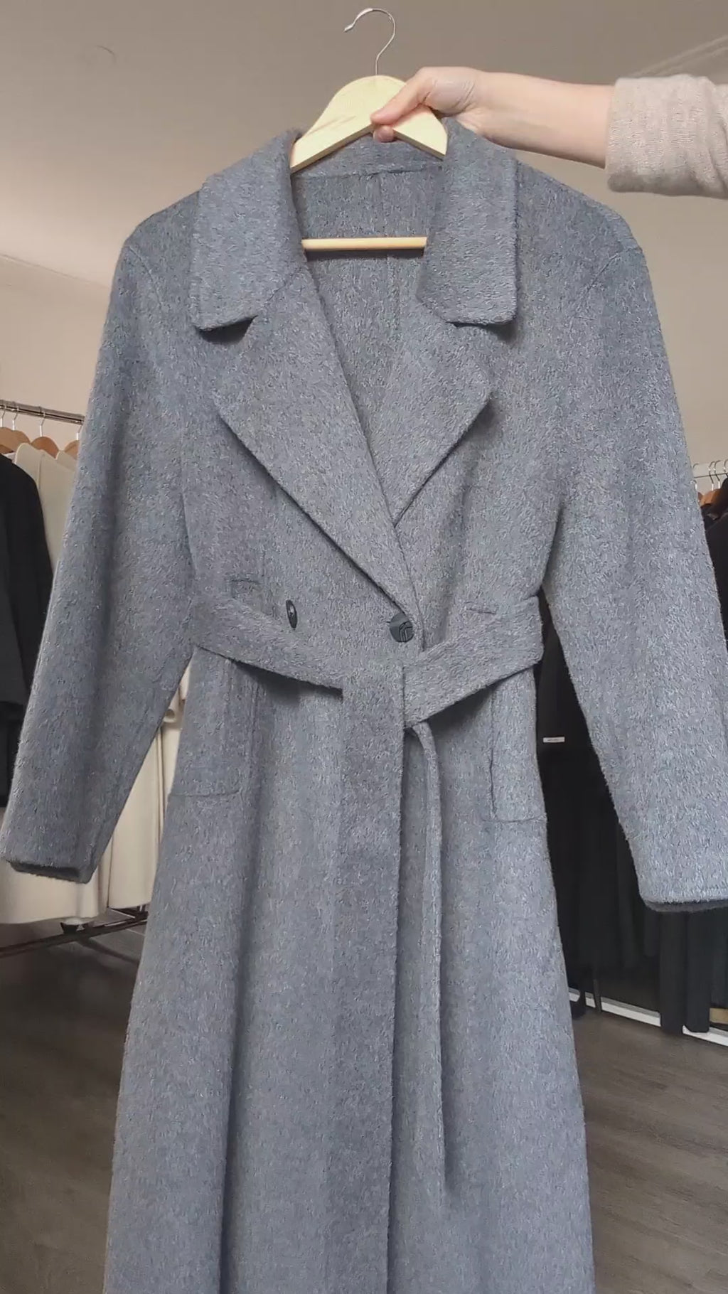 005 Cashmere blend Grey
