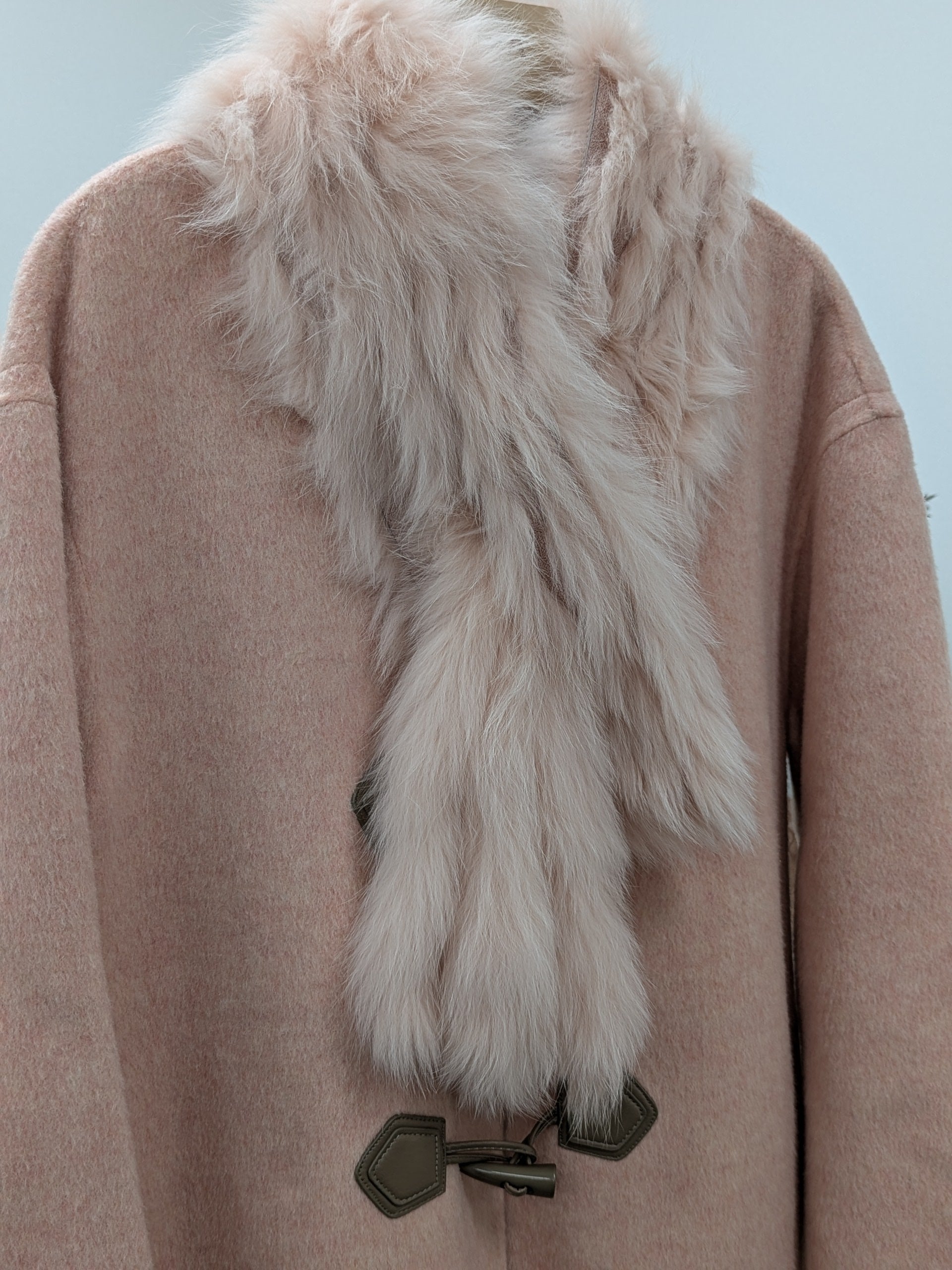 Women's Fur Collar Wool Coats Try-On Available 235 Size M10-12 100% Wool