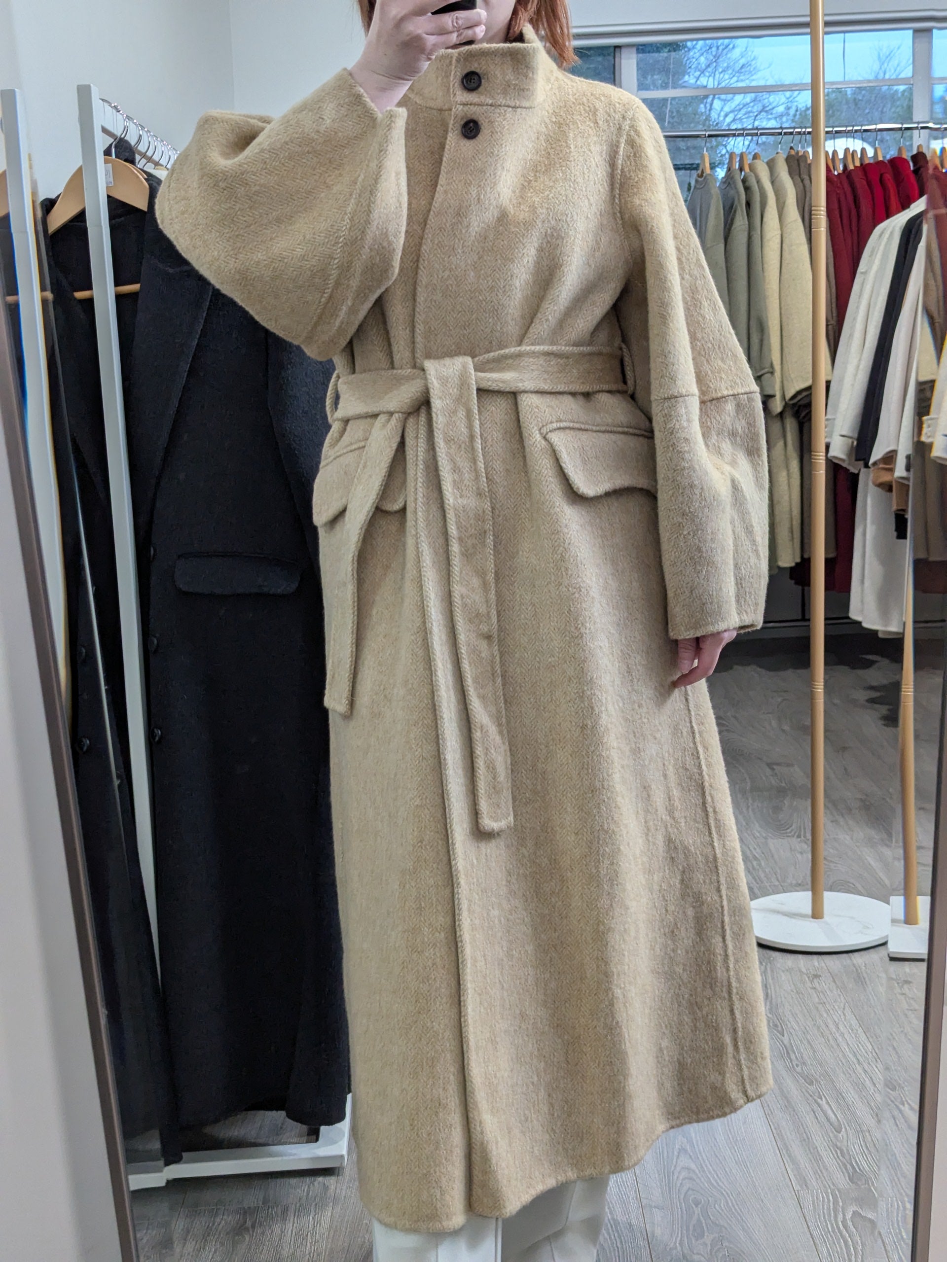 188 100% Wool Coat S 10-14