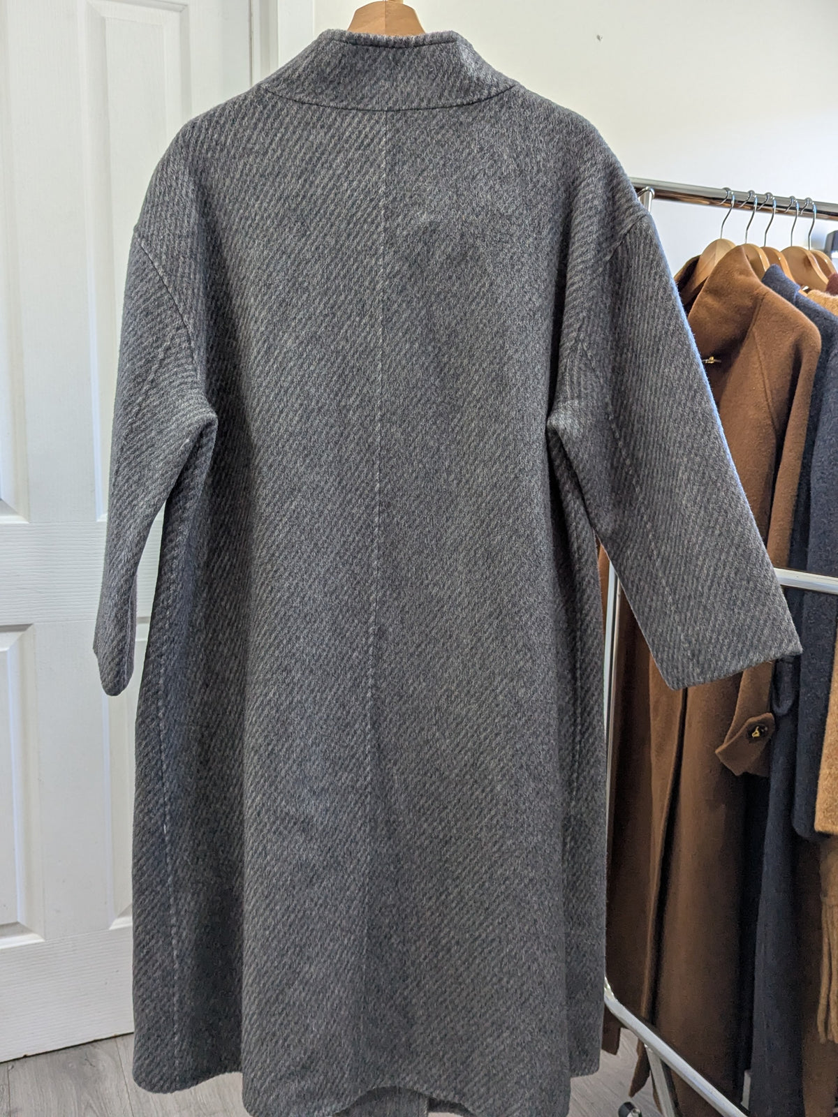 300 100% Wool Coat Grey S 10-12