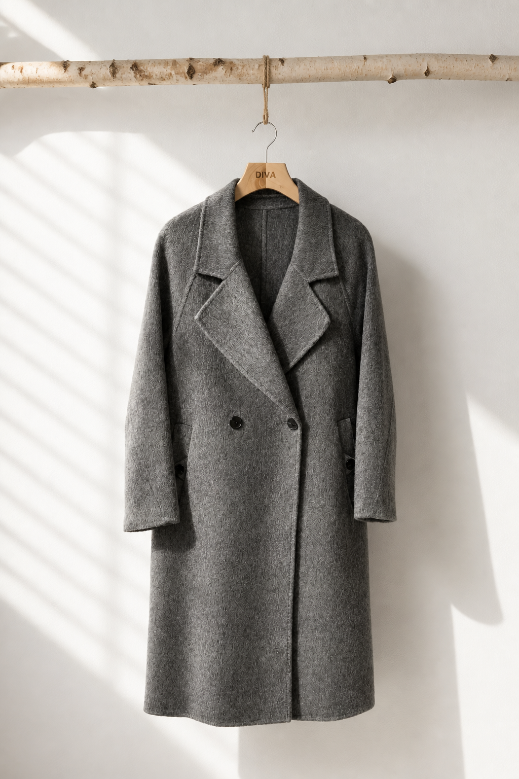 010 100% Wool Grey