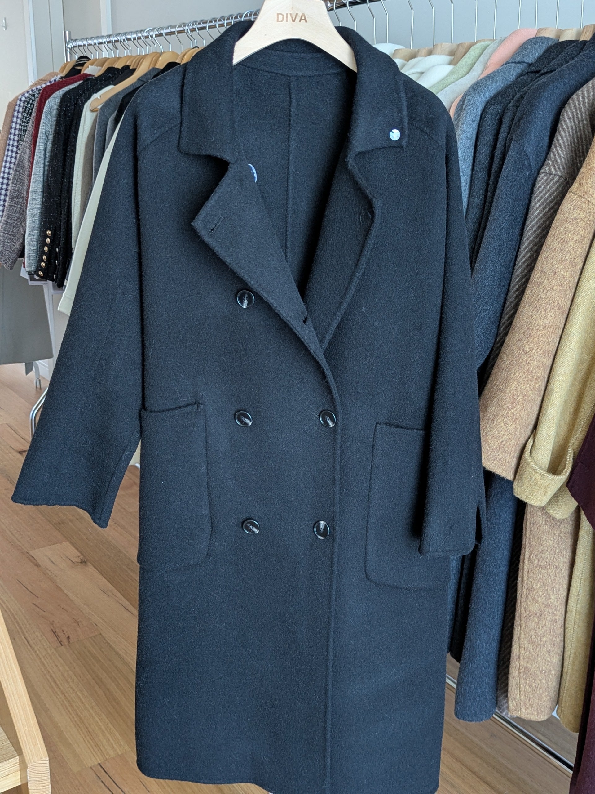 Brand New Pure Wool Coat FREE SHIPPING High Quality Wool 053 Size  8-10