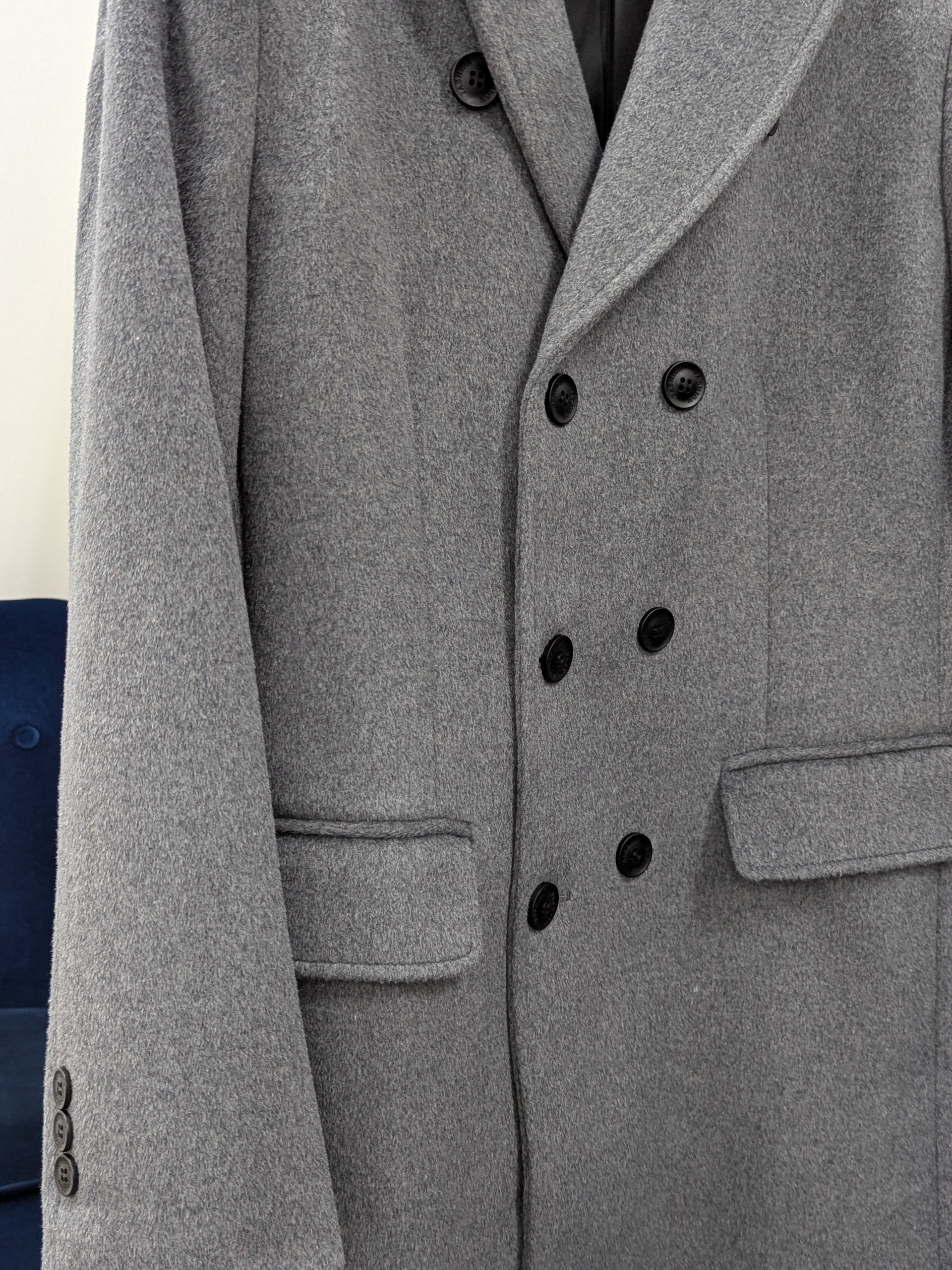 018 Men's 51% Wool Coats Black Grey Tan