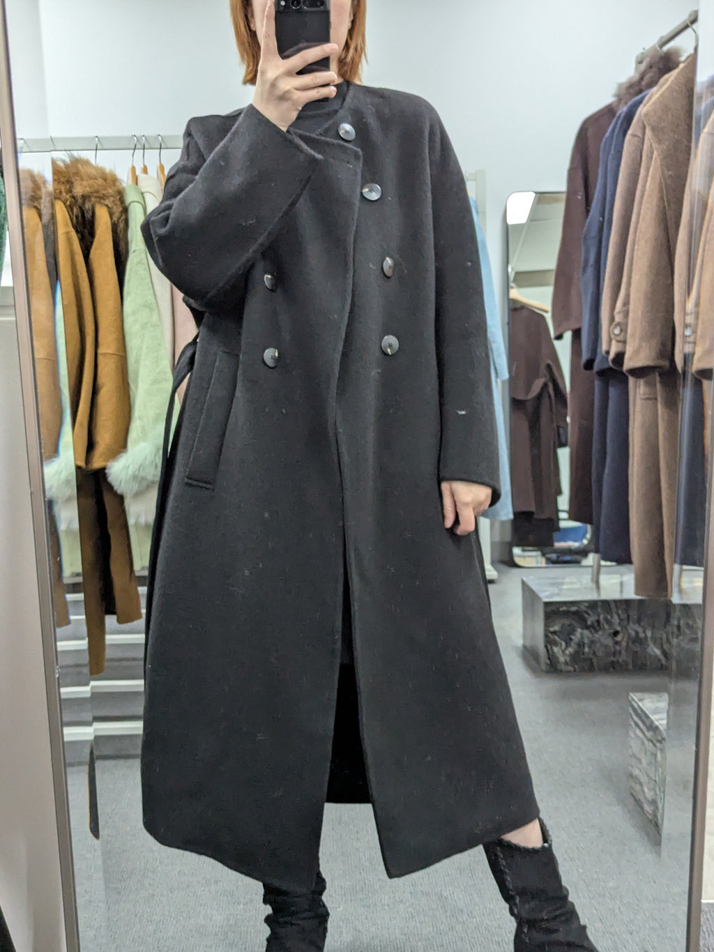 Women's Pure Wool Coats Try-On Available 218 S8-12 70% Wool