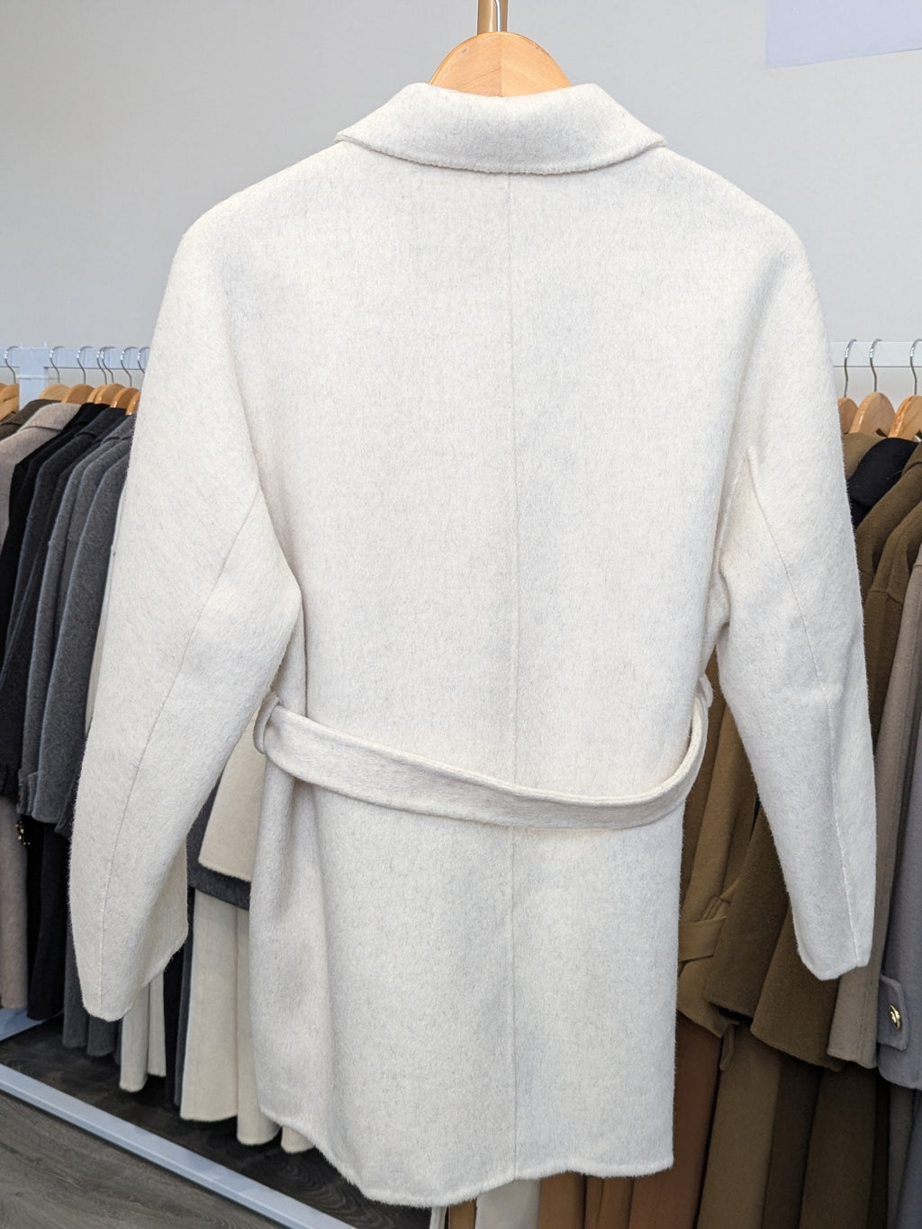 035 100% Wool Coat Oat