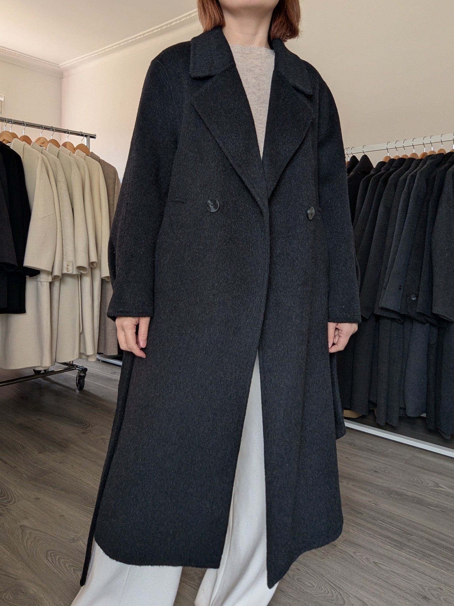005 Cashmere blend Charcoal