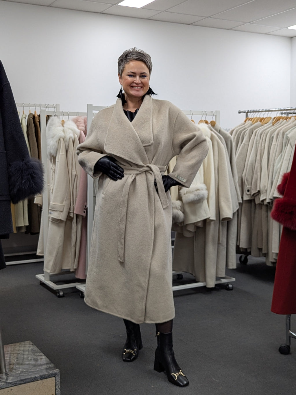 Pure Wool Coat Women Warehouse 251