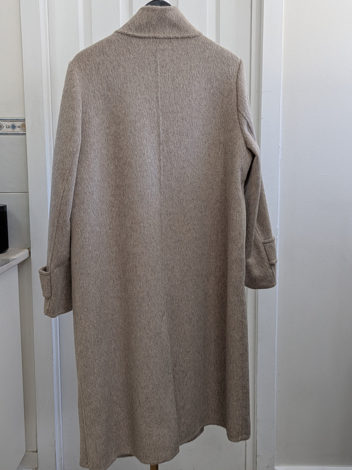 195 67% Wool Coat Oat S 8-10