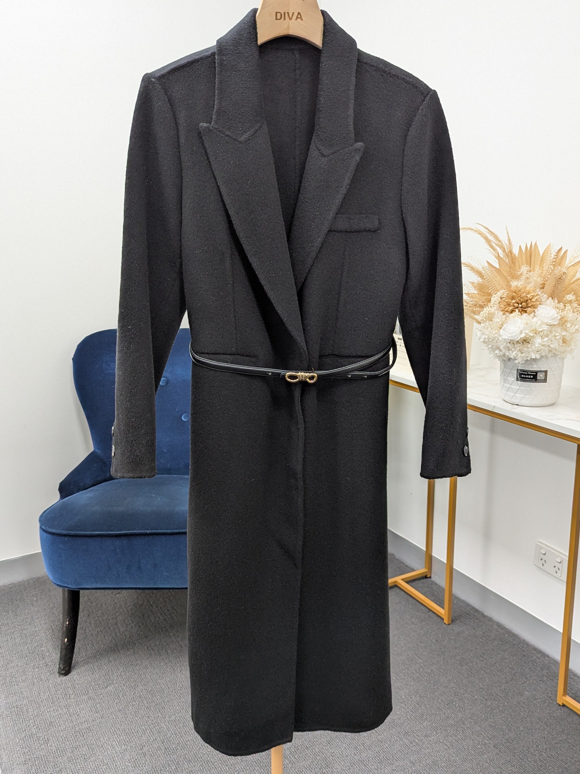 008 100% Wool Black