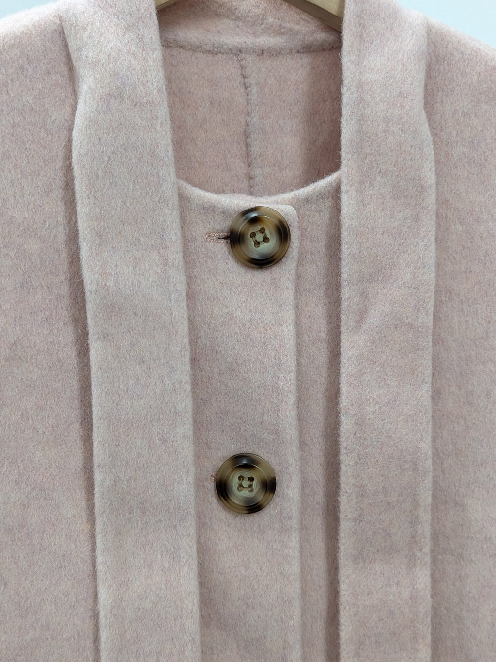 Women's Fur Collar Wool Coats Try-On Available 230 Size S8-12 90% Wool 10% Tencel