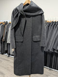 161 100% Wool Coat Dark Charcoal S 8-10
