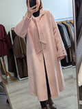 157 68% Wool Coat Pink M 8-12