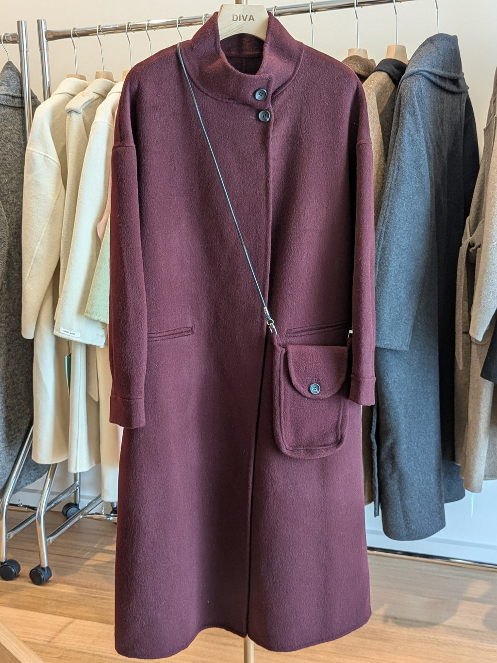 Brand New Pure Wool Coat High Quality Wool 002 Size S8-10 M12-14