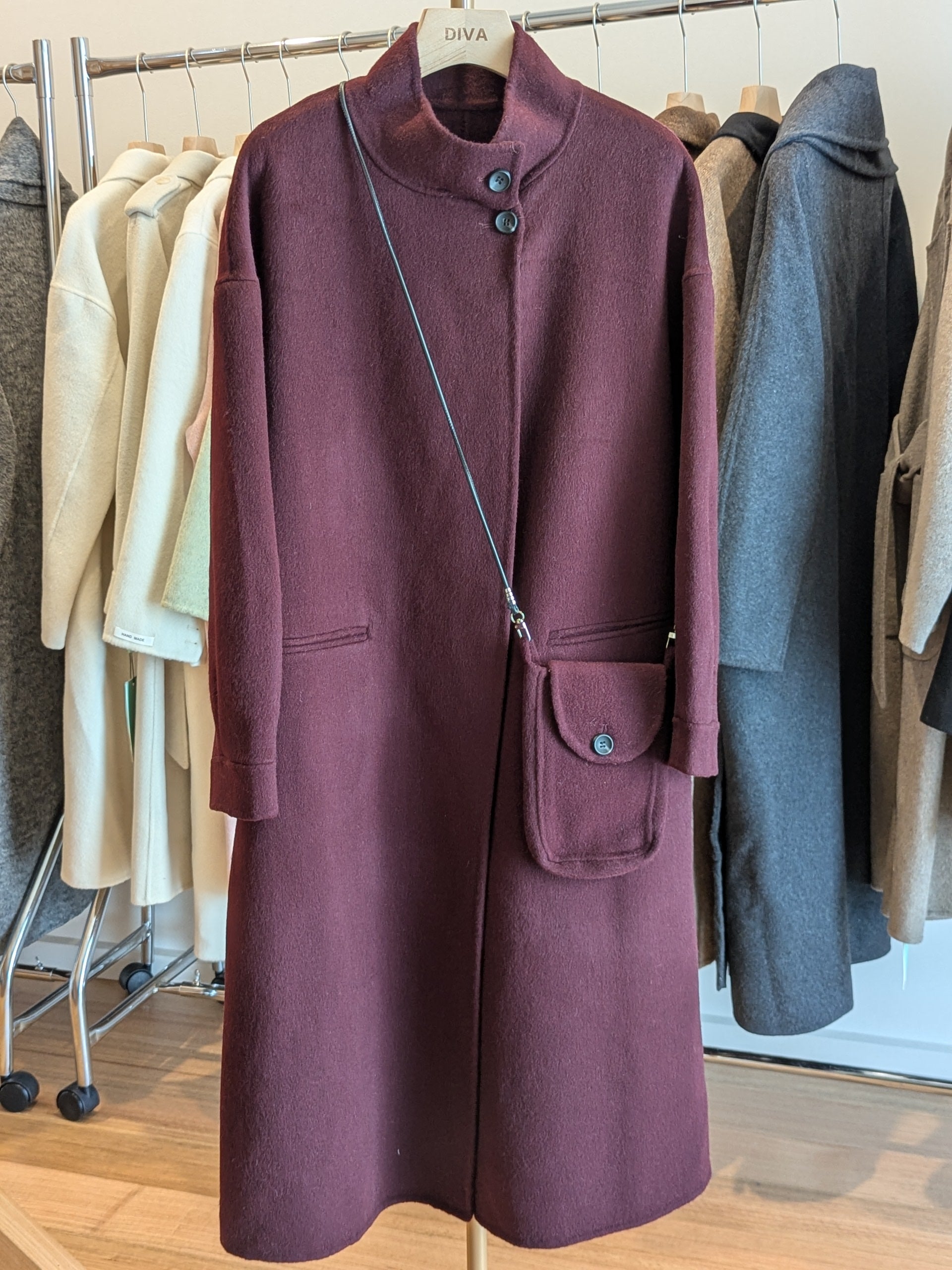 Brand New Pure Wool Coat High Quality Wool 002 Size S8-10 M12-14