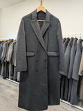 149 100% Wool Coat Charcoal M 8-12