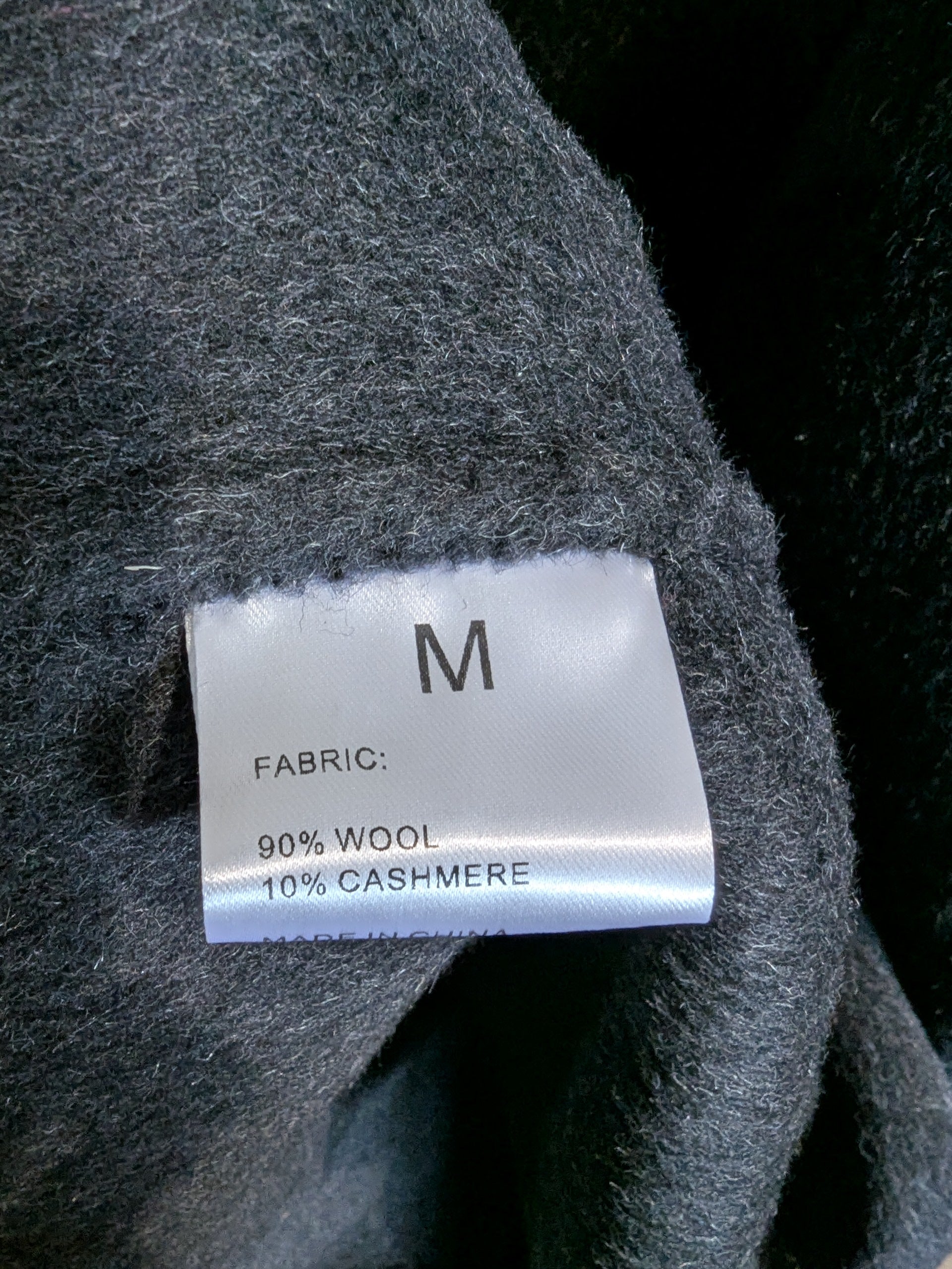 005 Cashmere blend Charcoal