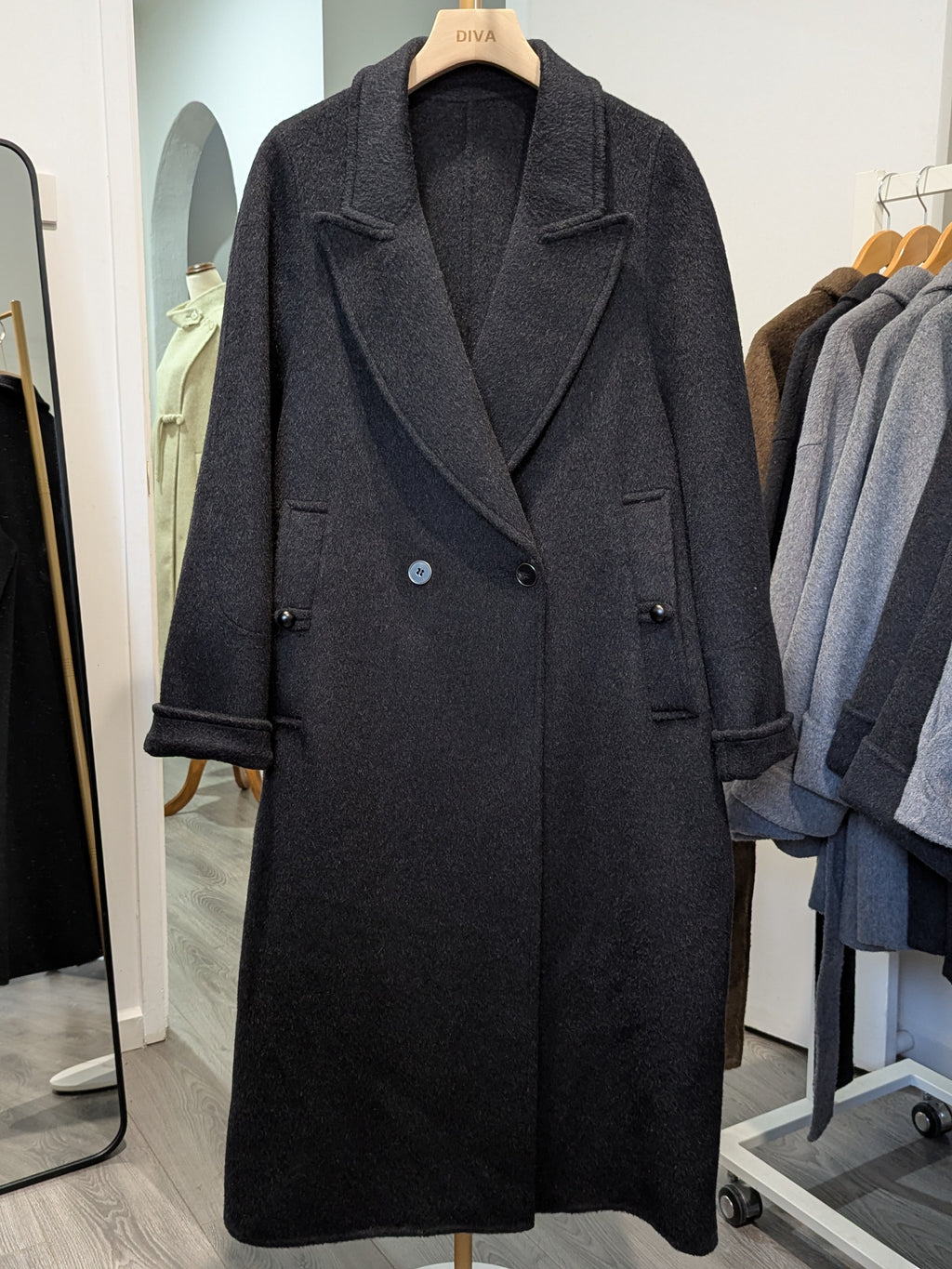 006 Cashmere blend Charcoal