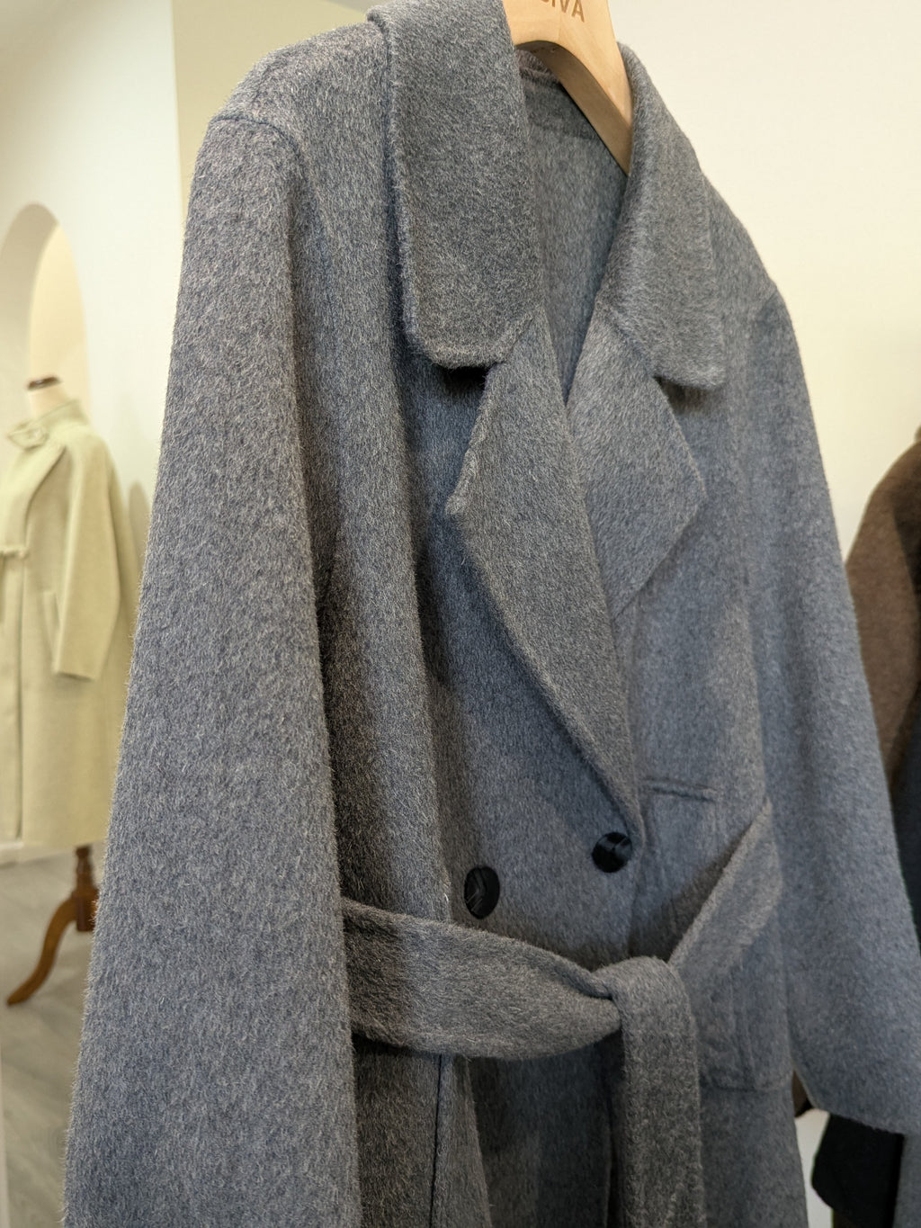 005 Cashmere blend Grey