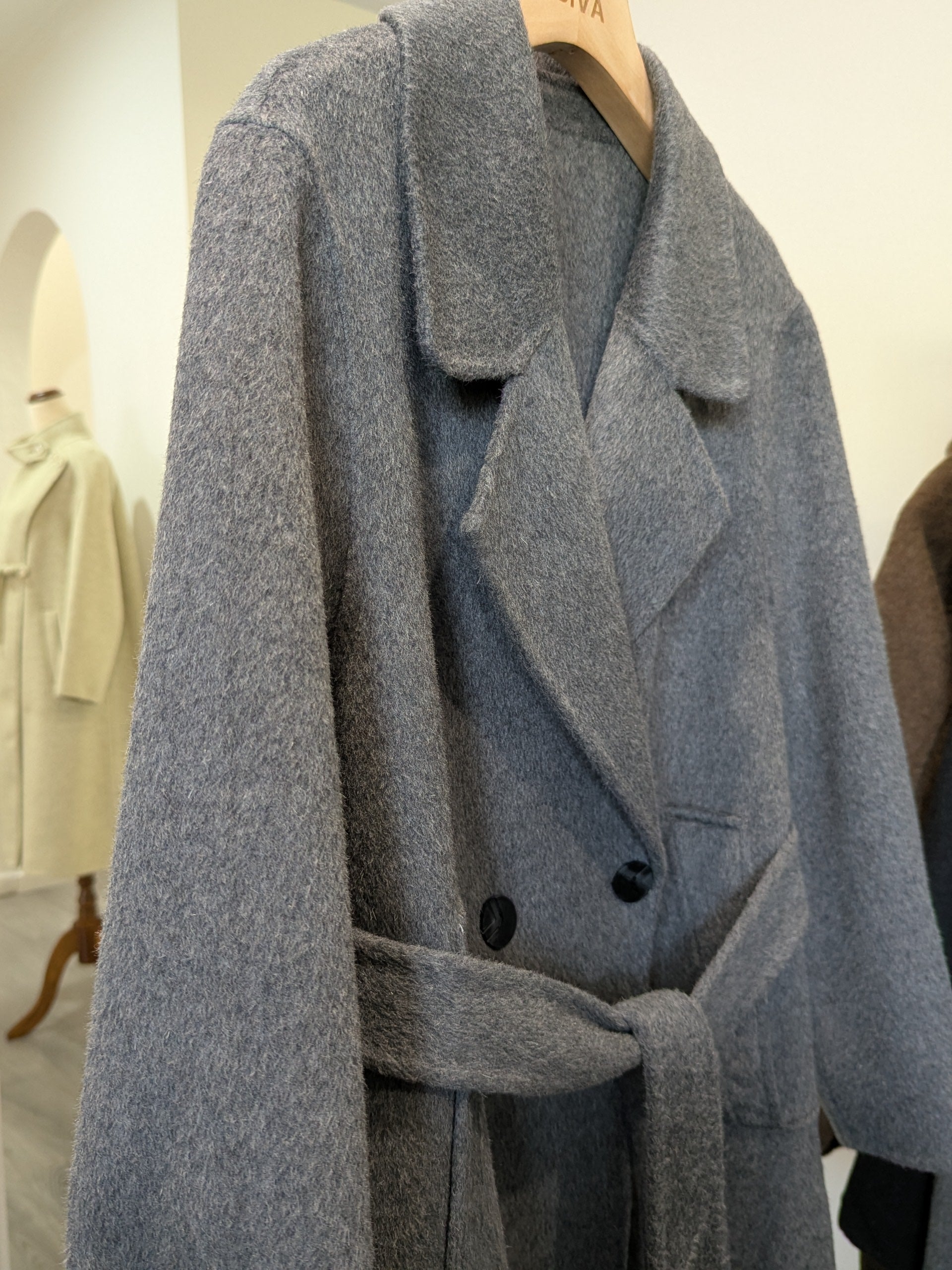 005 Cashmere blend Grey
