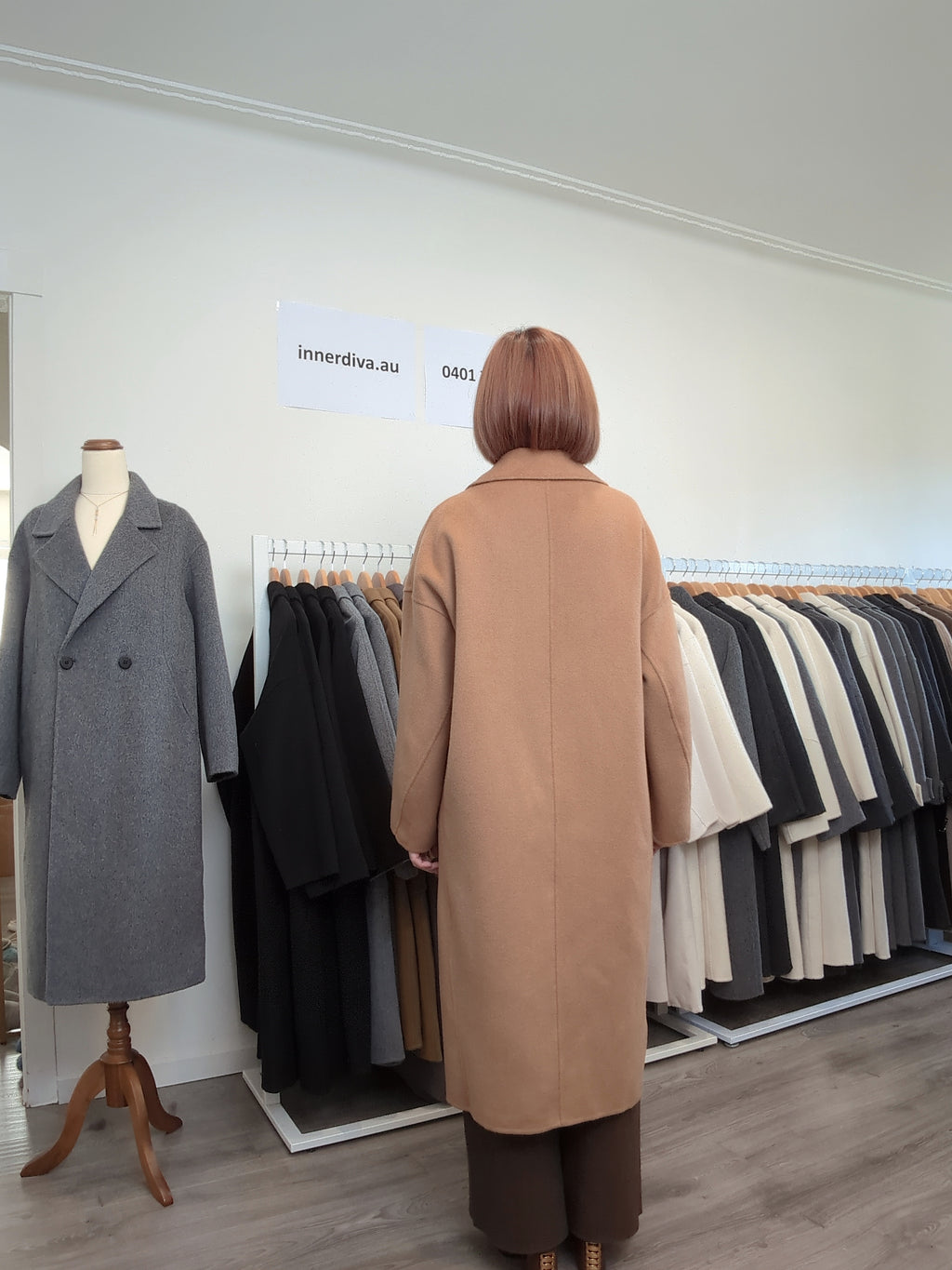 025 100% Wool Coat Tan