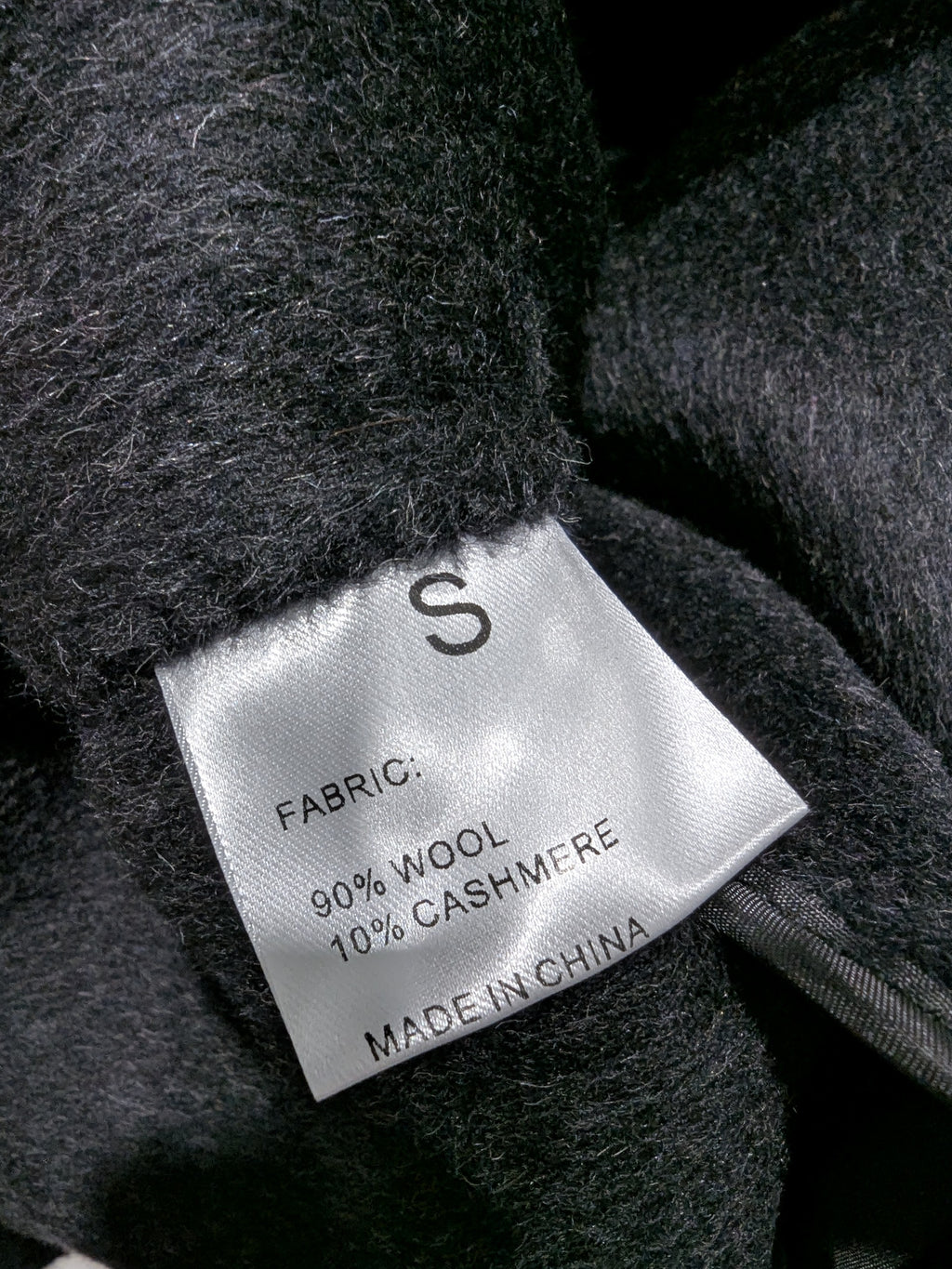 002 Cashmere blend Charcoal