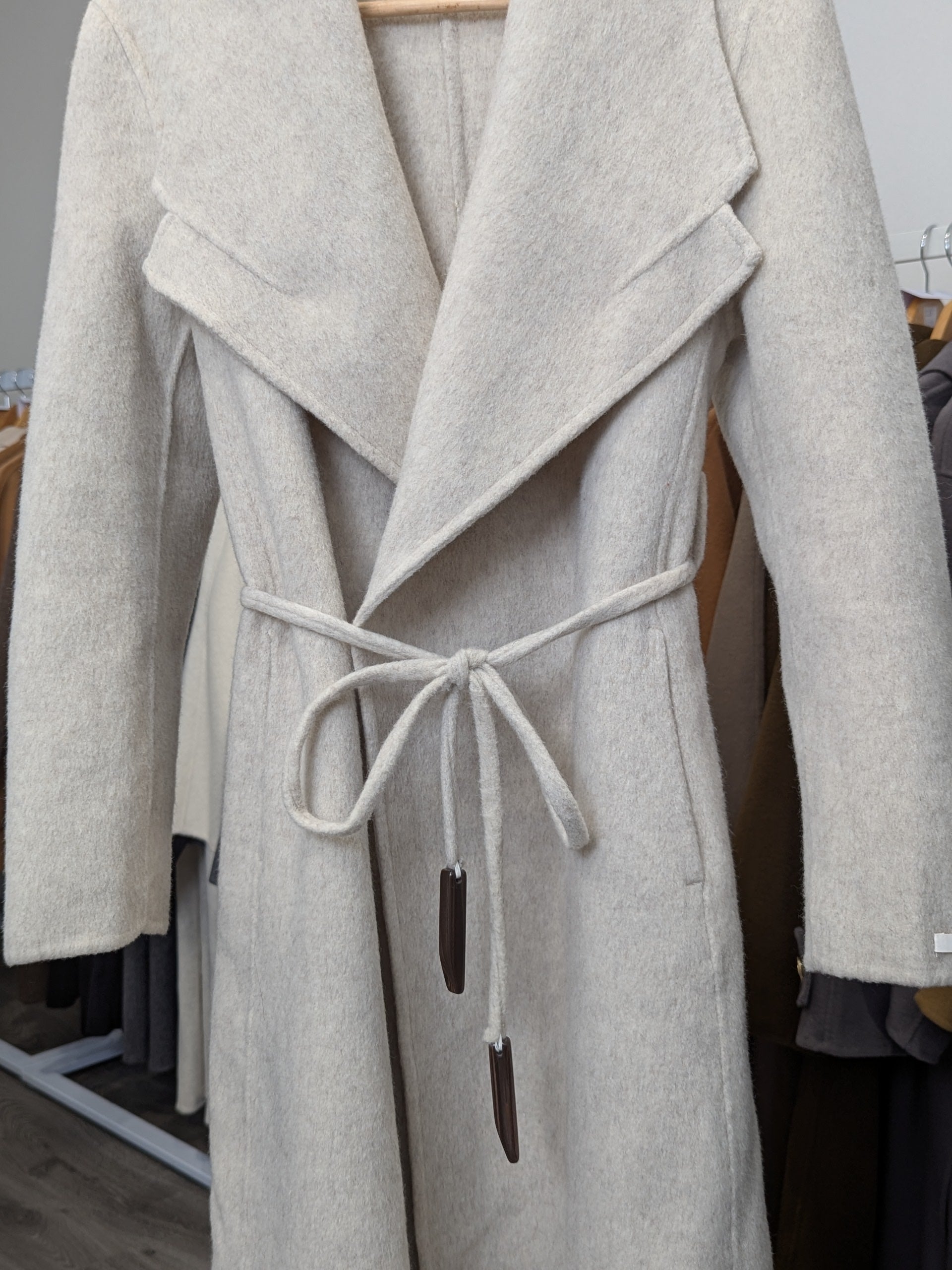 130 70% Wool Coat Oat
