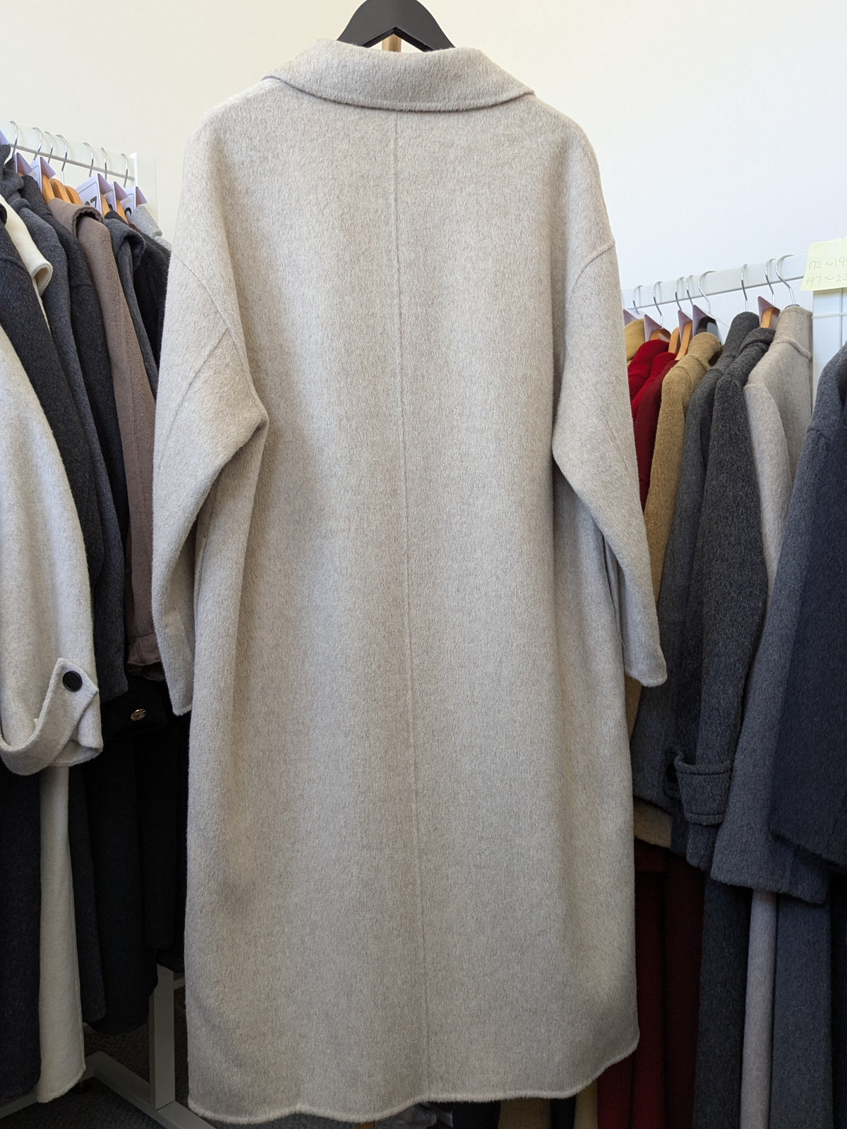 233 100% Wool Coat M 10-14 Oat milk