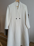 220 100% Wool Coat Cream M 8-10