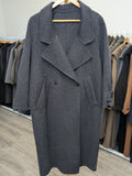 177 70% Wool Coat Charcoal M 10-14
