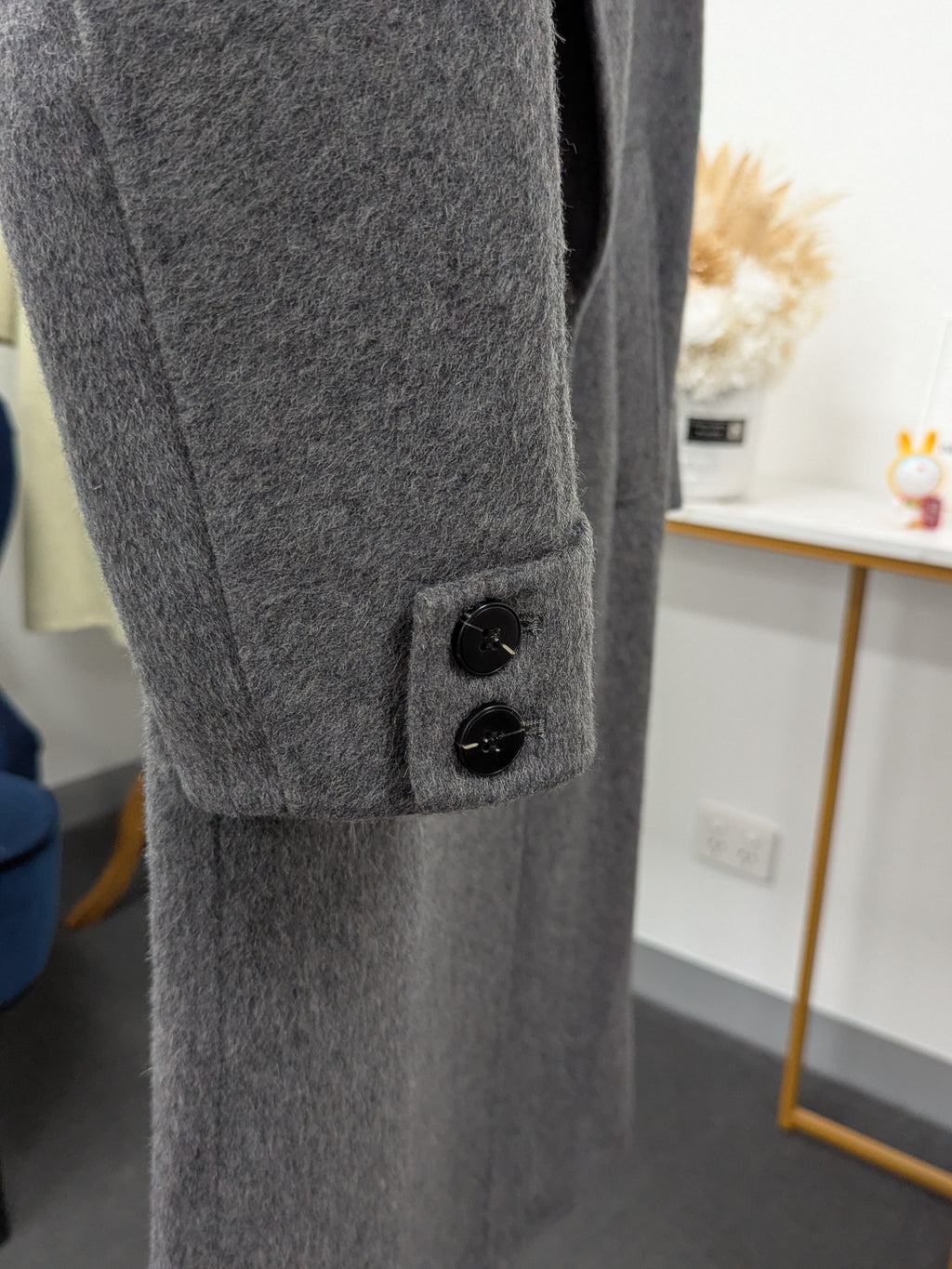 009 100% Wool Grey