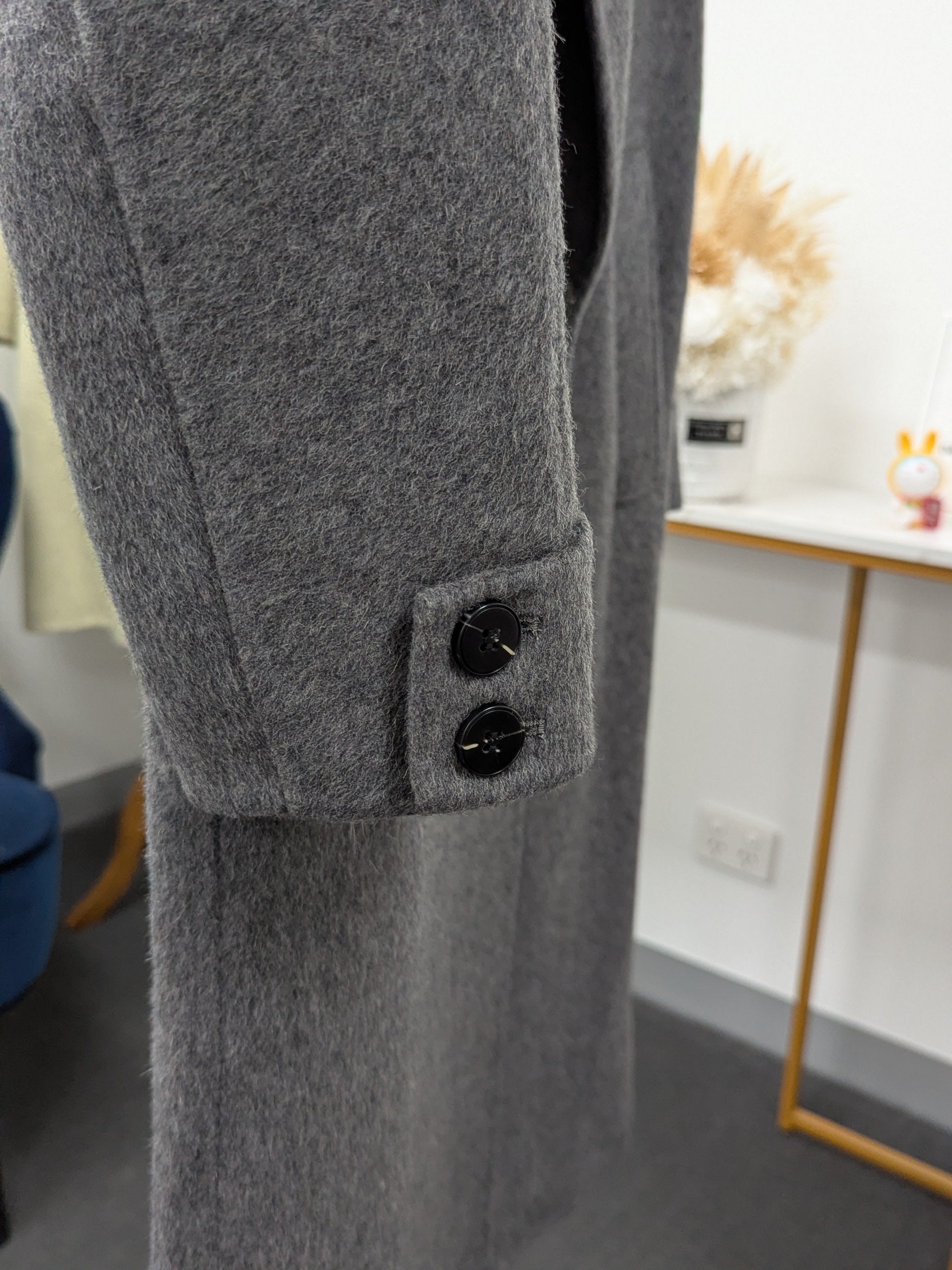 009 100% Wool Grey