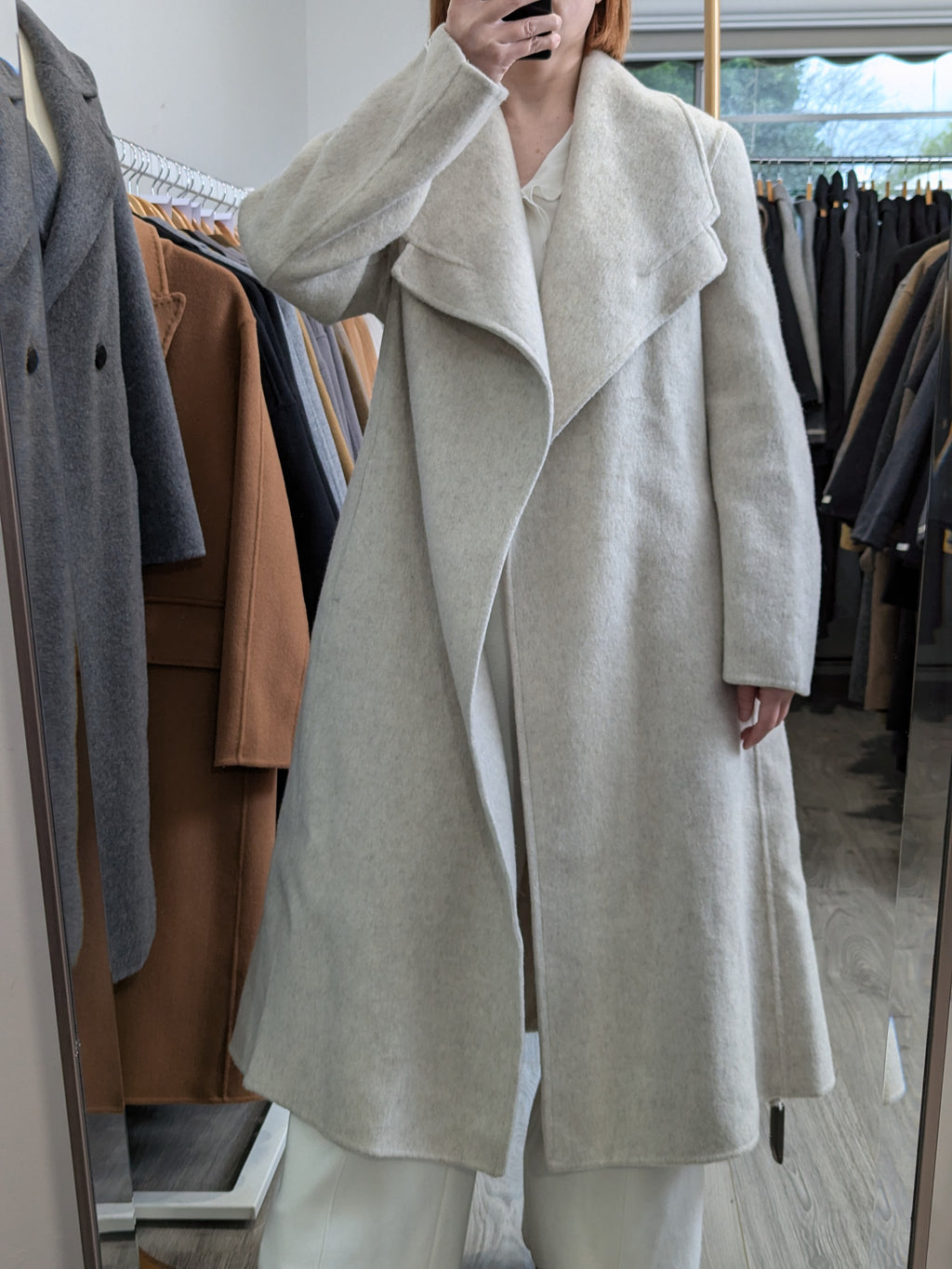 130 70% Wool Coat Oat
