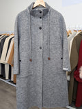 131 70% Wool Coat Grey