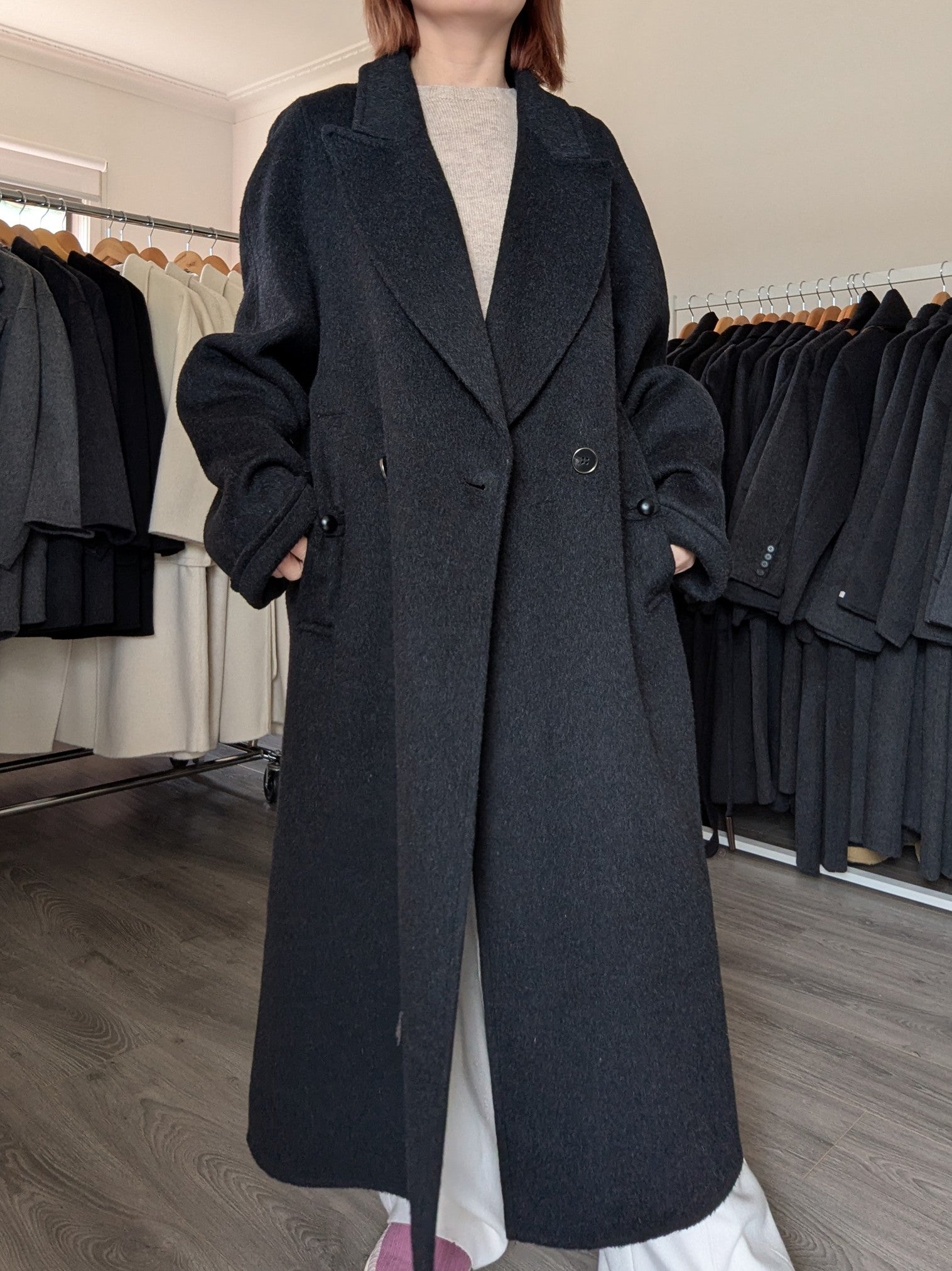 006 Cashmere blend Charcoal