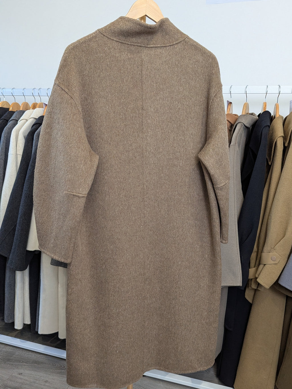 186 100% Wool Coat Olive