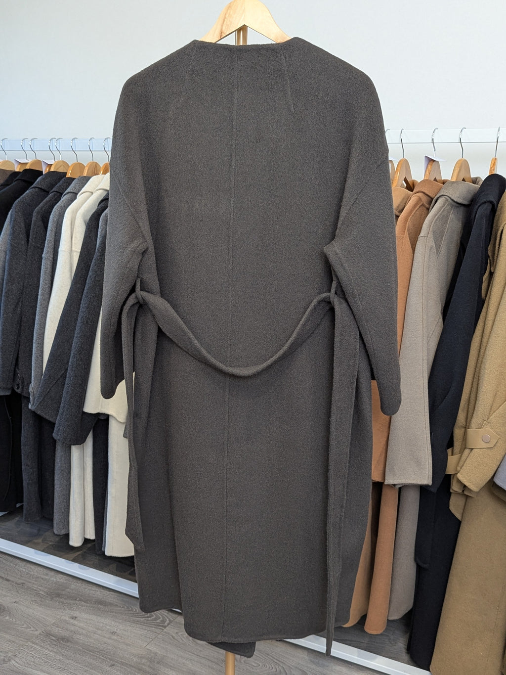 170 70% Wool Coat Dark Olive
