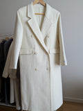 212 67% Wool Coat Cream S 10-12