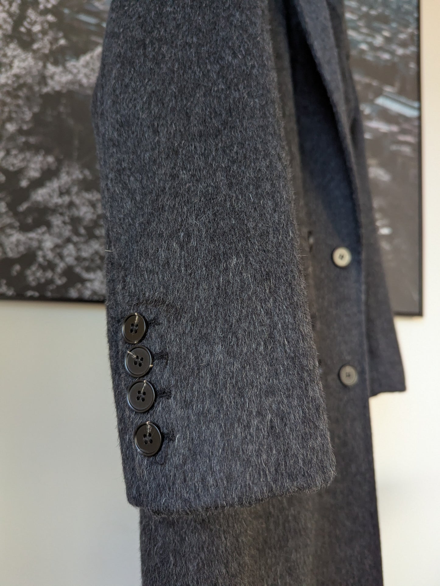 Classico Pure Wool Coat – Style 438 (S6-8 M8-10) Dark Grey