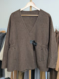 252 70% Wool Coat Brown M 12-16
