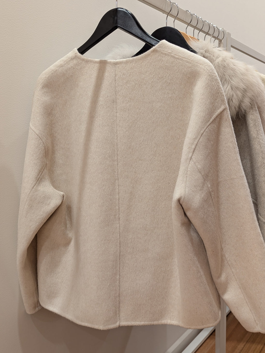 080 80% Wool Coat S 10-14 Beige