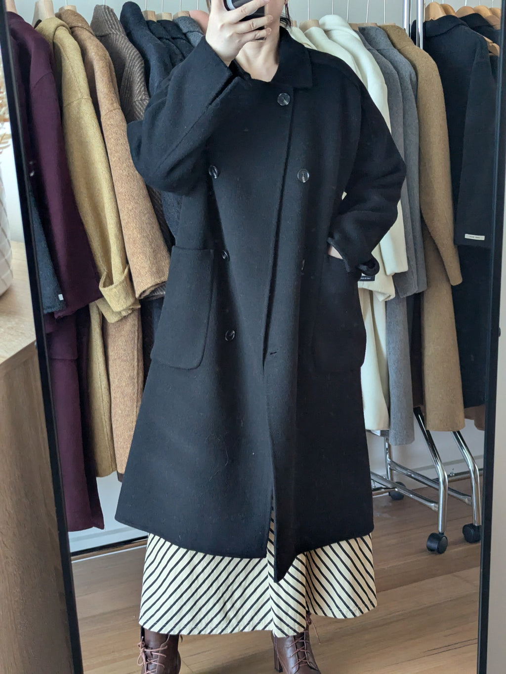 Brand New Pure Wool Coat FREE SHIPPING High Quality Wool 053 Size  8-10
