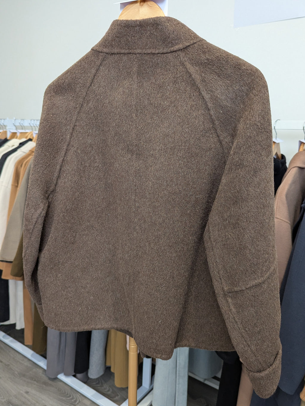 150 100% Wool Coat Brown