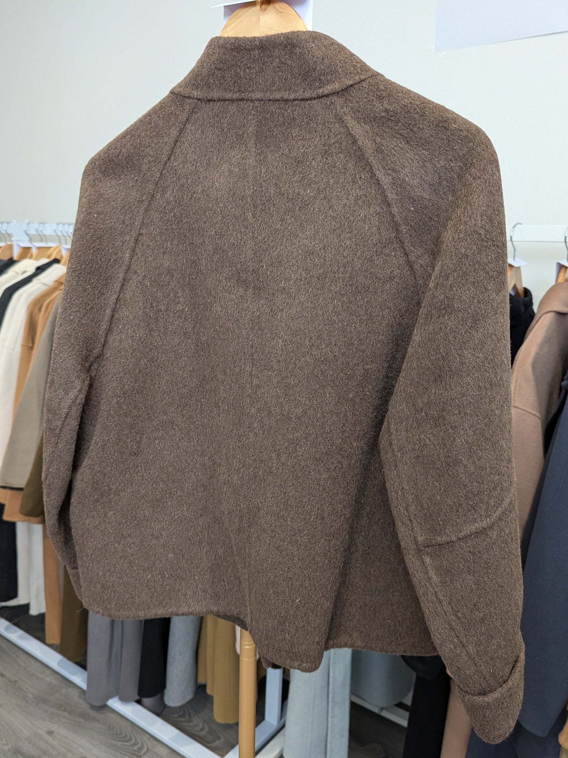 150 100% Wool Coat Brown