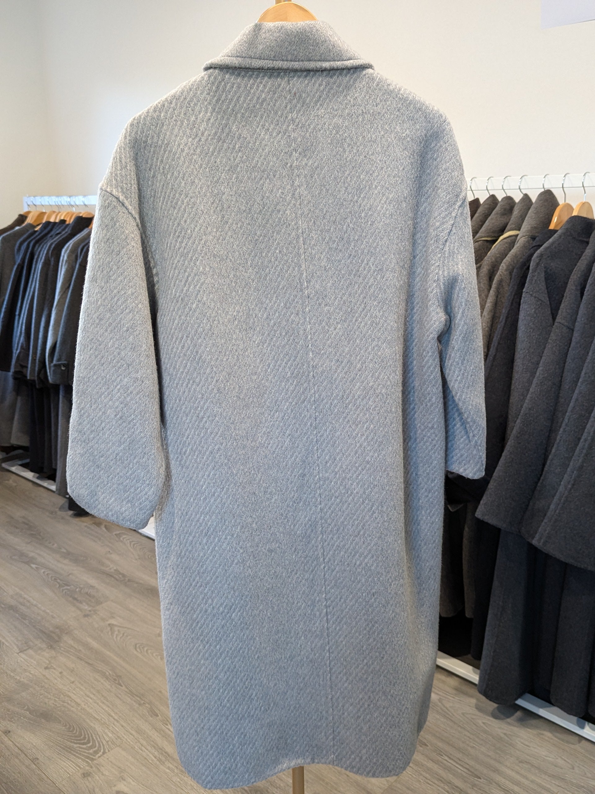 169 Pure Wool Coat Grey S 8-12