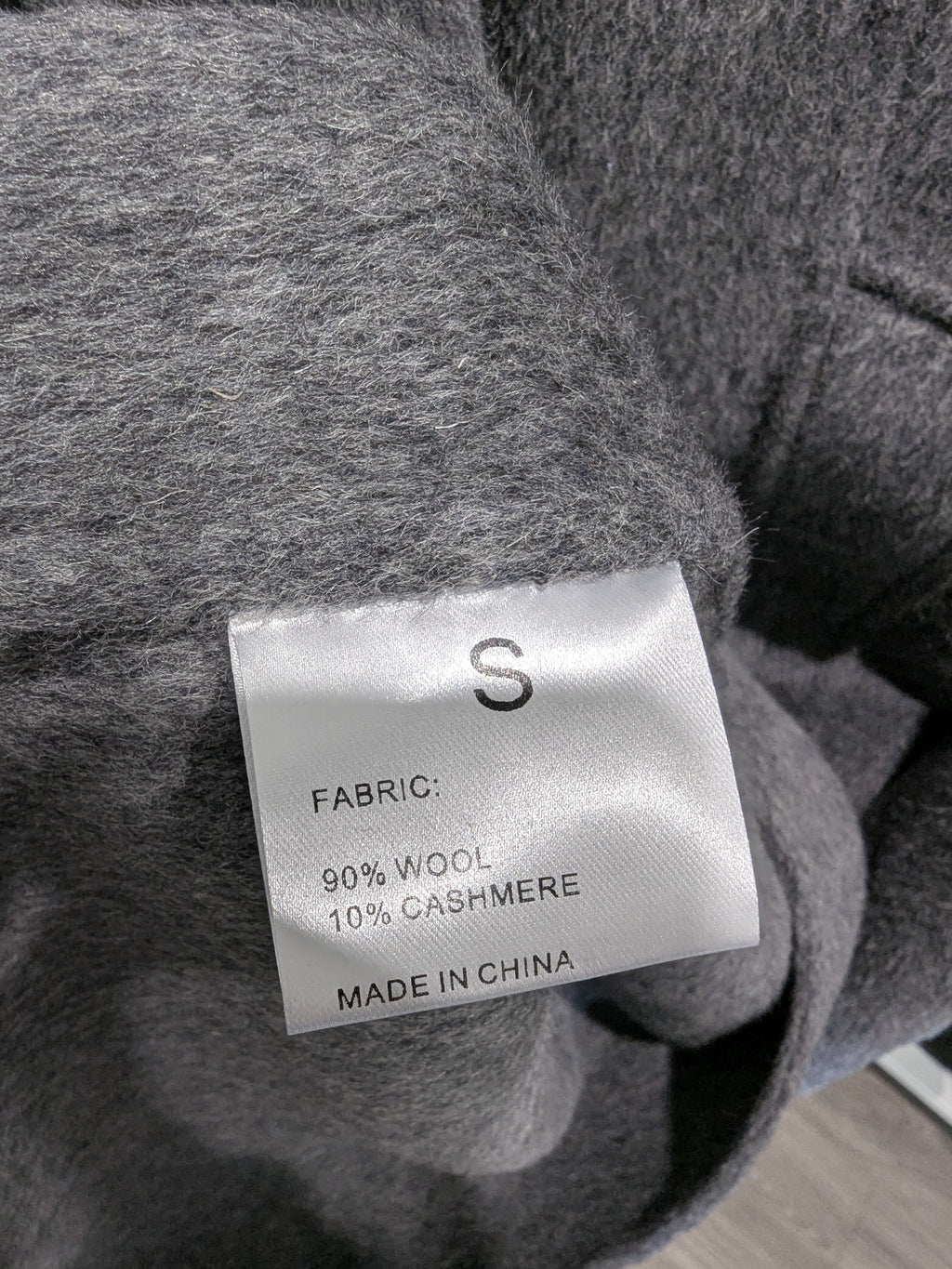 005 Cashmere blend Grey