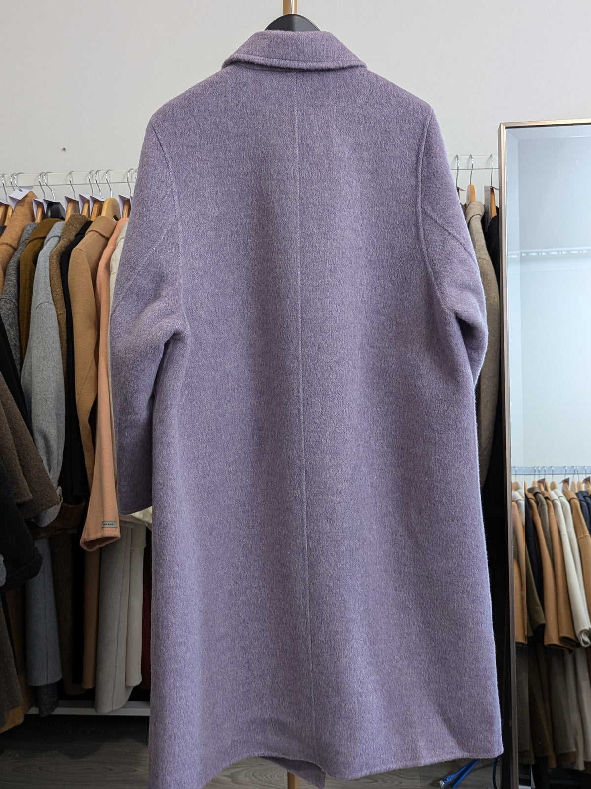 275 70% Wool Coat Purple M 12-16