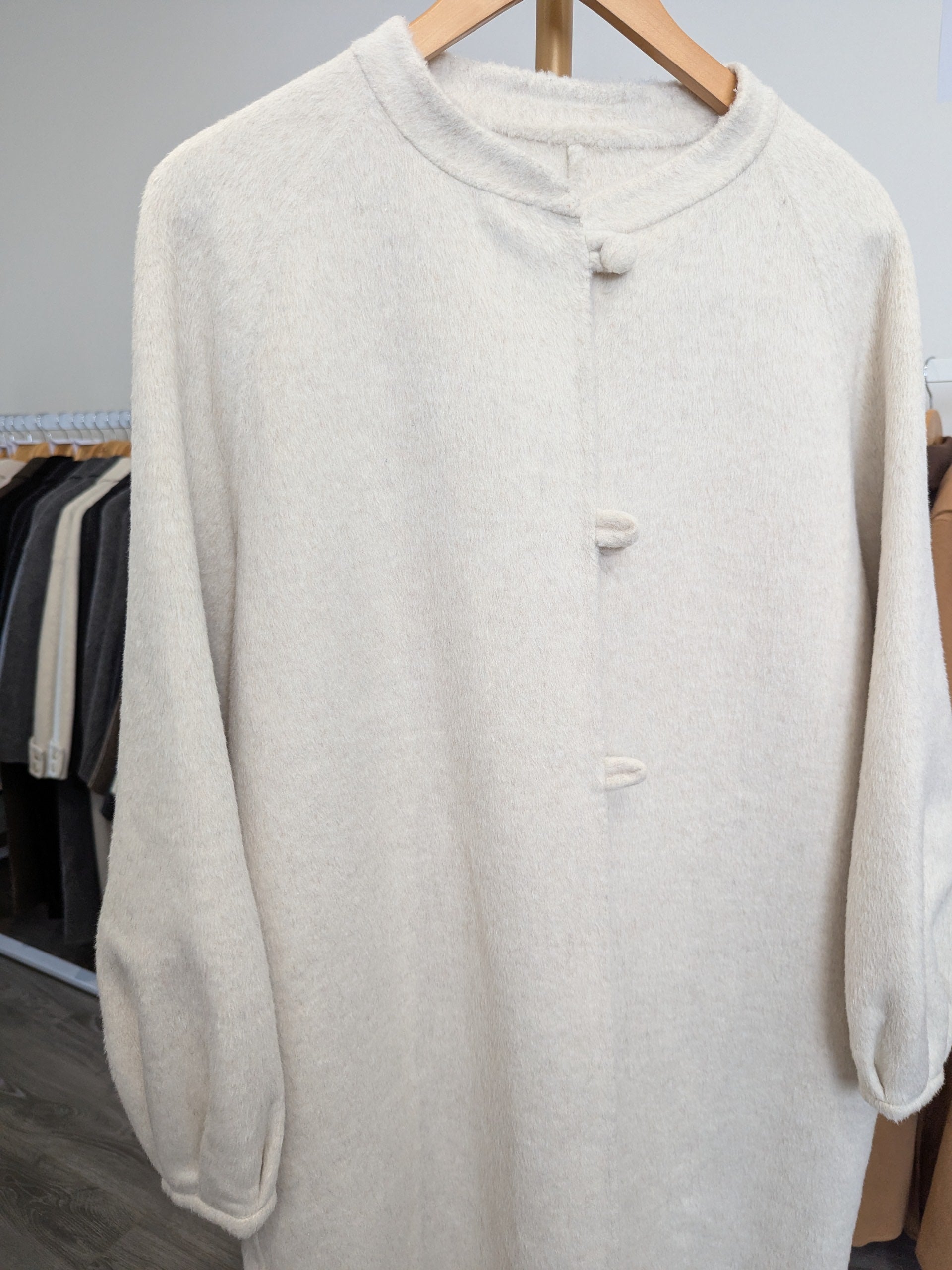 181 70% Wool Coat Light beige S 10-12